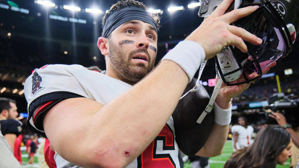 Due to reckless and betting scandals, the Buccaneers are benching quarterback Mayfield for the next five games.