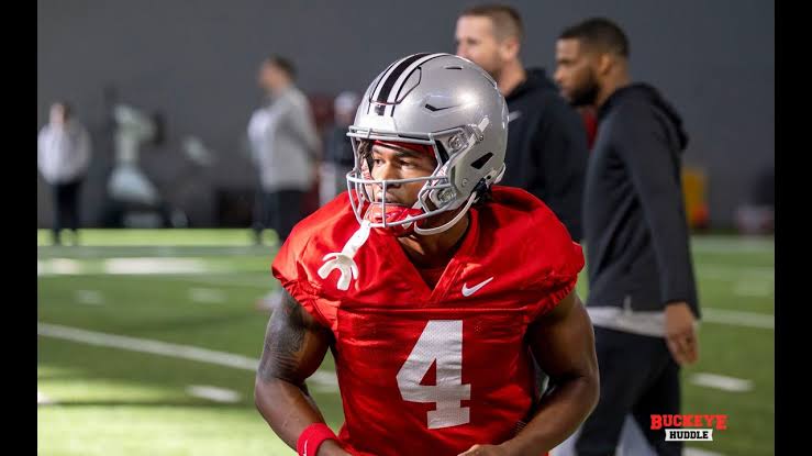 WR Jeremiah Smith, a freshman at Ohio State, became the first player to be ranked by ESPN for his interception, rush yards, and touchdown record.