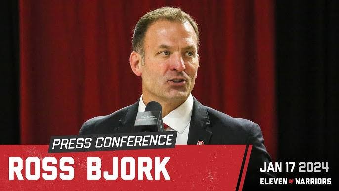 BREAKING: Athletes Director For Ohio State High school Ross Bjork Announces Retirement After a Press Conference Discussion With…