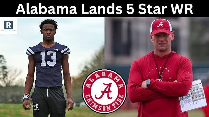 Lock On Roll Tide : Kalen DeBoer Shakes College Recruit Commit 5-star Wide Receiver Caleb Cunningham To Alabama Crimson Tide