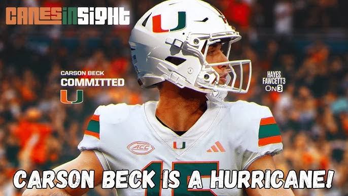 No.1 Georgia Recruit, a five-star QB Carson Beck Shocks The Nation With Departure and Commitment Flipped Decision Hurricanes