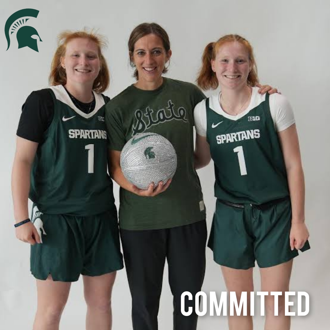 Michigan State Women Basketball Land 2025 Twin Sisters Choosing The Spartans Women Basketball Committed Edging Out Arizonas,Louisville and Alabama